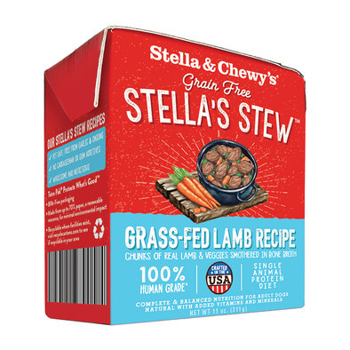 Dog Stella's Stew, Grass Fed Lamb Recipe - 312 g