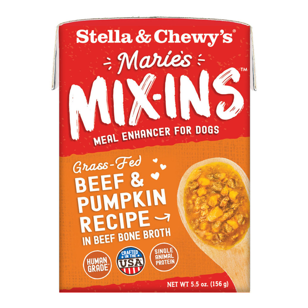 View larger image of Stella & Chewy's, Dog Marie's Mix-Ins, Grass-Fed Beef & Pumpkin Recipe - 156 g