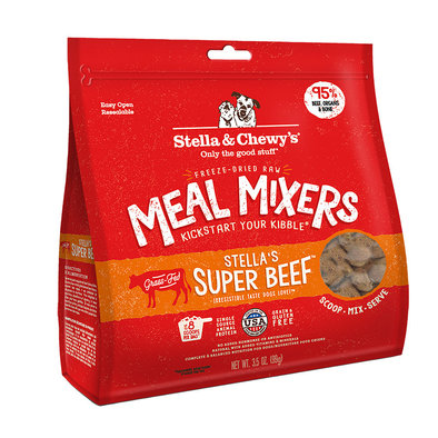 Stella & Chewy's, Dog Freeze-Dried Raw, Super Beef Meal Mixers
