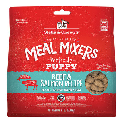 Stella & Chewy's, Perfectly Puppy - Meal Mixers - Beef & Salmon