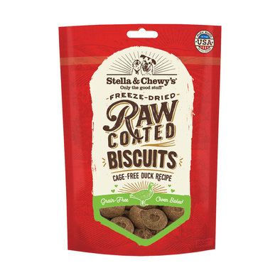 Stella & Chewy's, Raw Coated Biscuits Cage Free Duck Recipe - 255 g