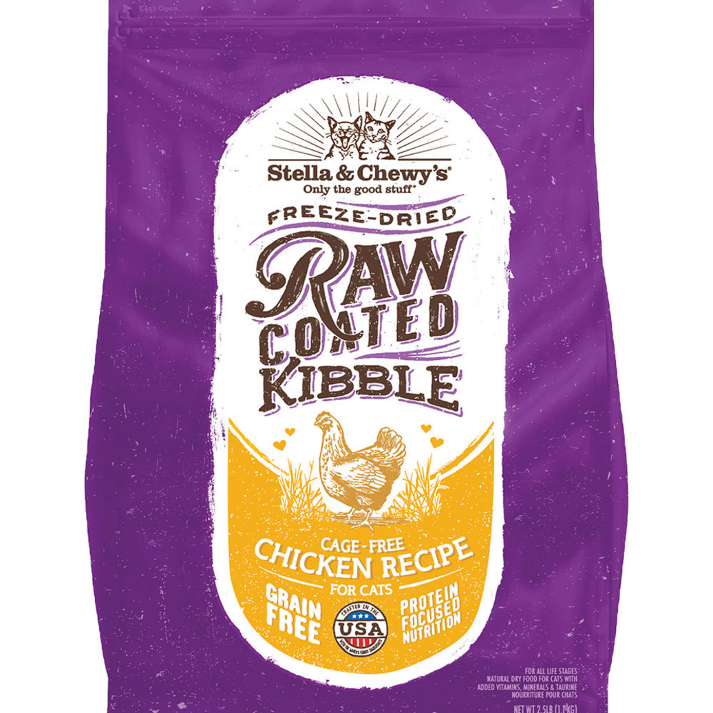 View larger image of Stella & Chewy's, Cat Raw Coated Kibble, Cage-Free Chicken Recipe