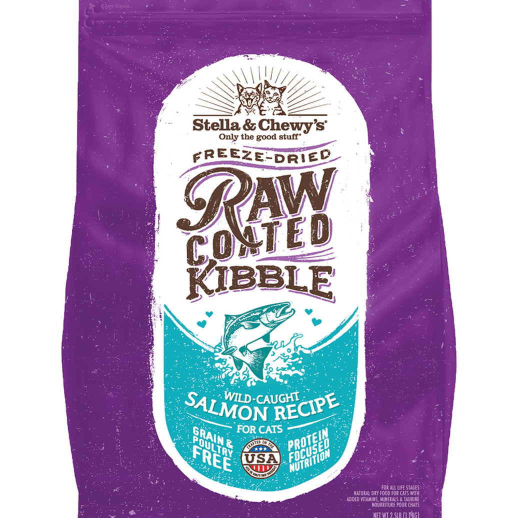 View larger image of Stella & Chewy's, Cat Raw Coated Kibble, Wild-Caught Salmon Recipe