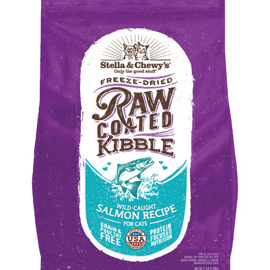 Stella & Chewy's, Cat Raw Coated Kibble, Wild-Caught Salmon Recipe