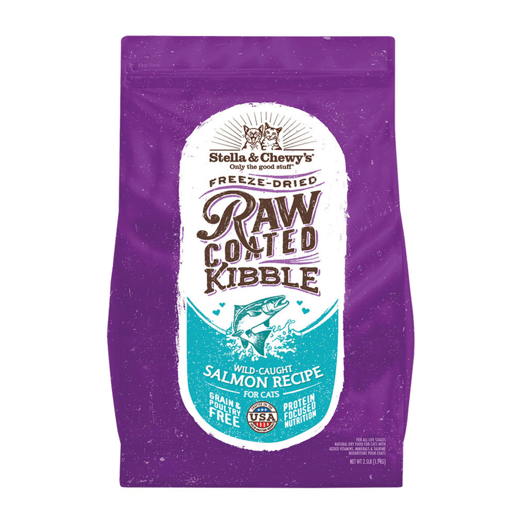 View larger image of Stella & Chewy's, Cat Raw Coated Kibble, Wild-Caught Salmon Recipe