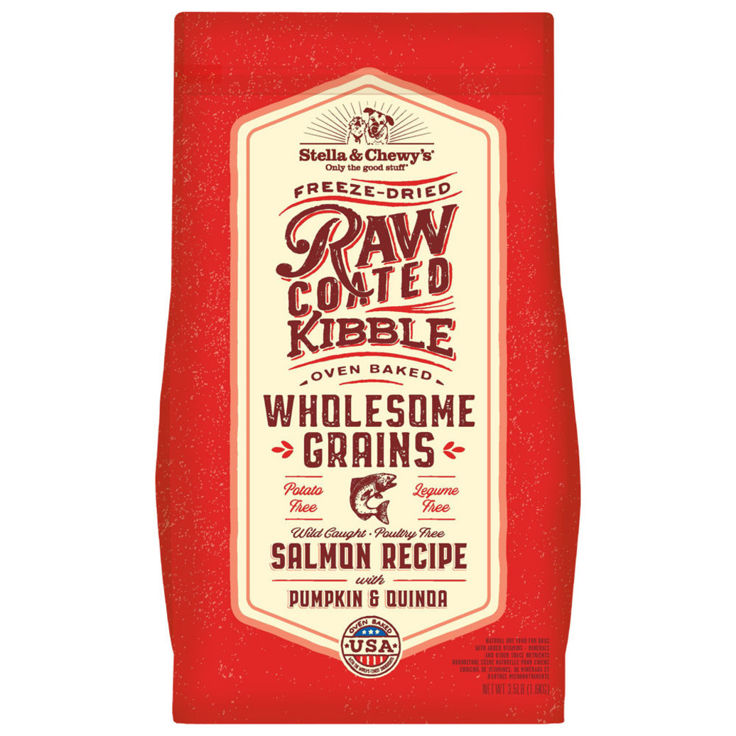 View larger image of Stella & Chewy's, Dog Raw Coated Kibble with Wholesome Grains, Wild-Caught Salmon Recipe