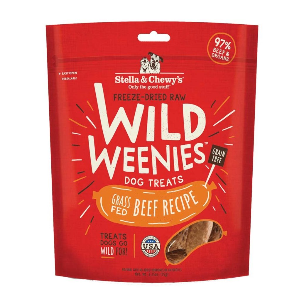 View larger image of Stella & Chewy's, Freeze-Dried Raw Beef Wild Weenies Dog Treats - 92 g