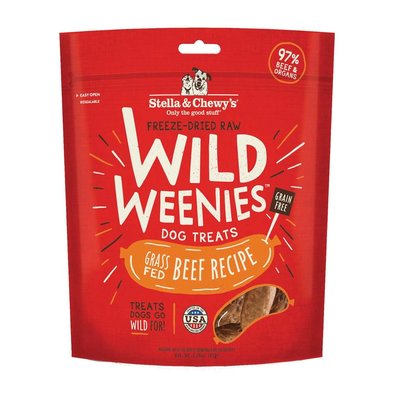 Freeze-Dried Raw Beef Wild Weenies Dog Treats - 92 g