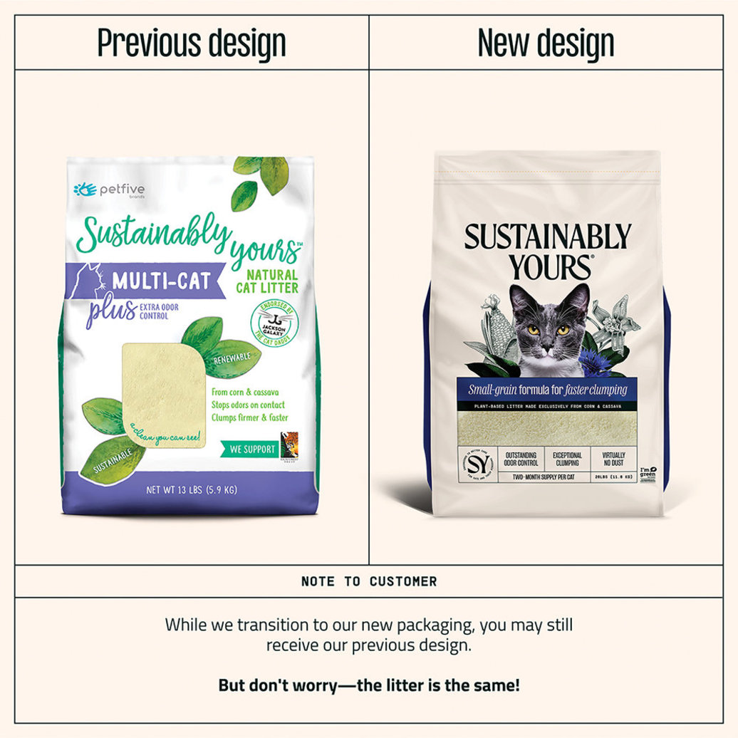 View larger image of Sustainably Yours, Biodegradable Litter - MultiCat Odour Control