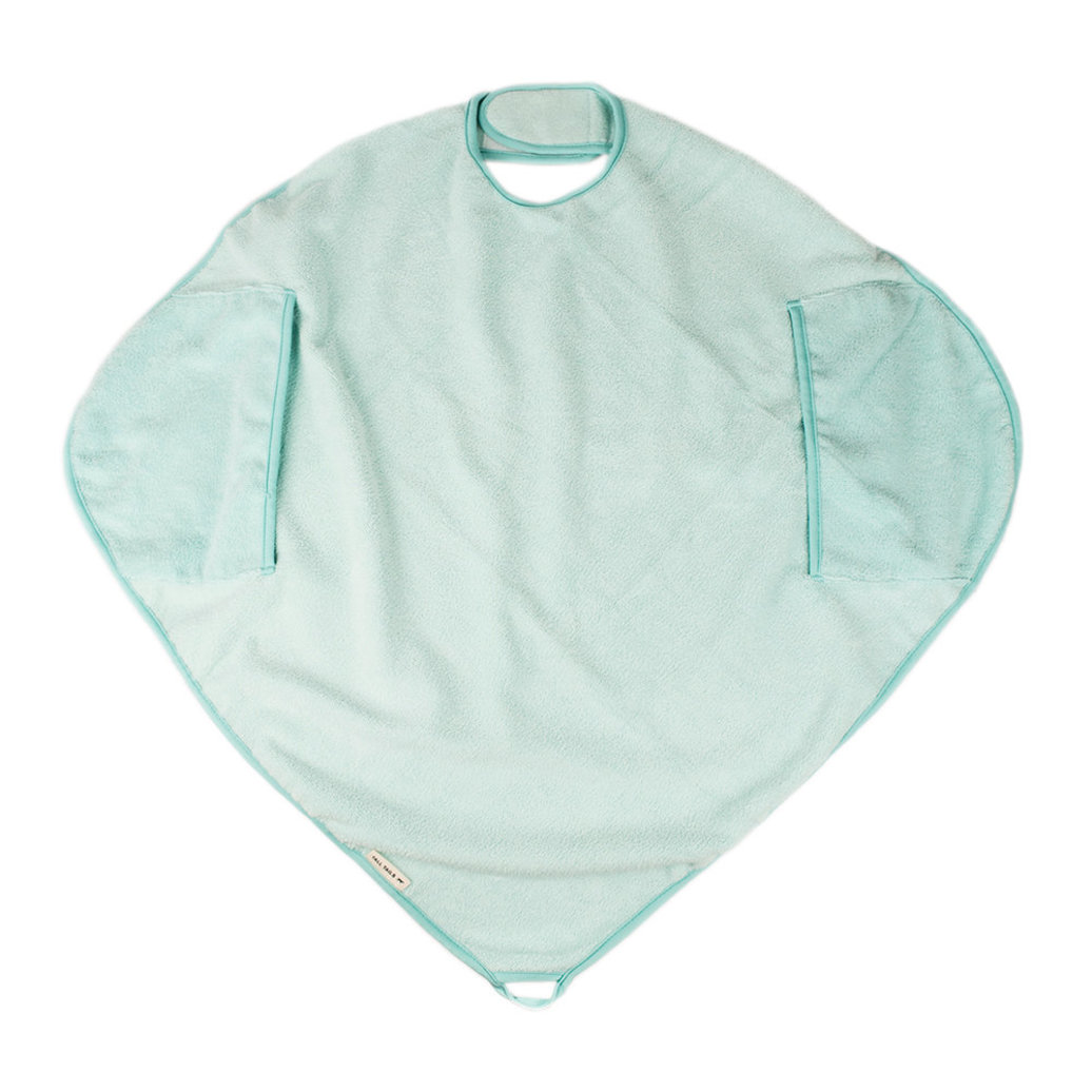 View larger image of Tall Tails, Cape Towel, Aqua - 27" x 27" - Grooming Bathing Accessories