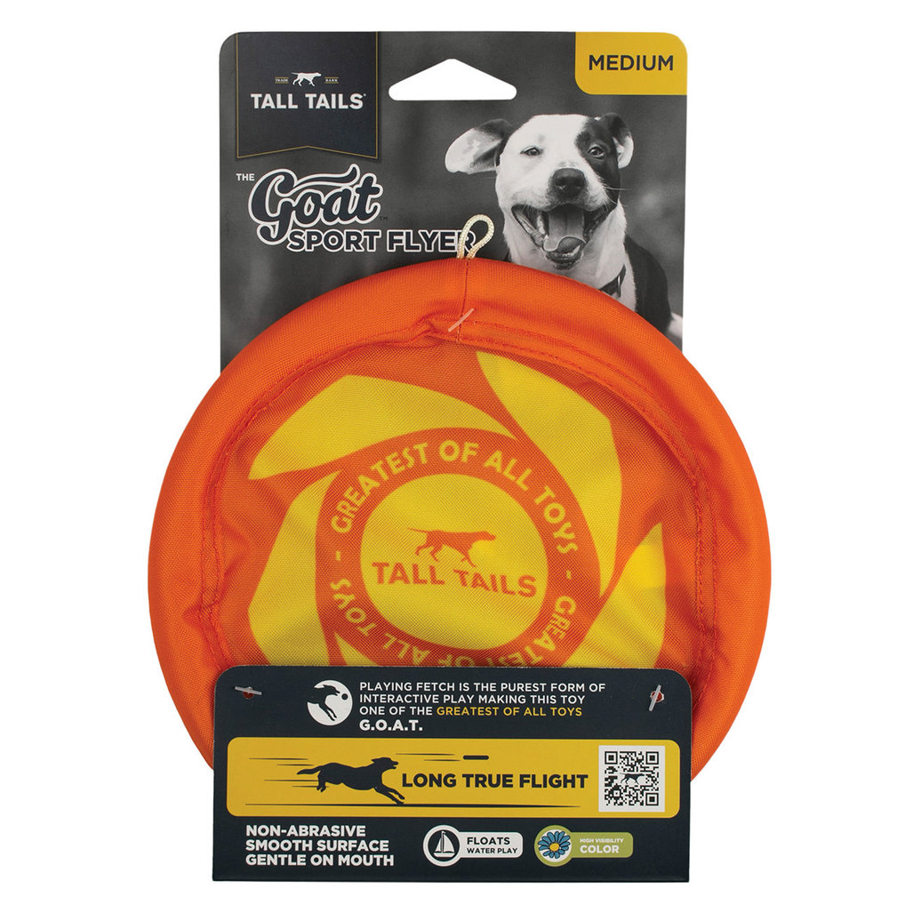 View larger image of Tall Tails, GOAT Flyer - 7" - Toss Dog Toy