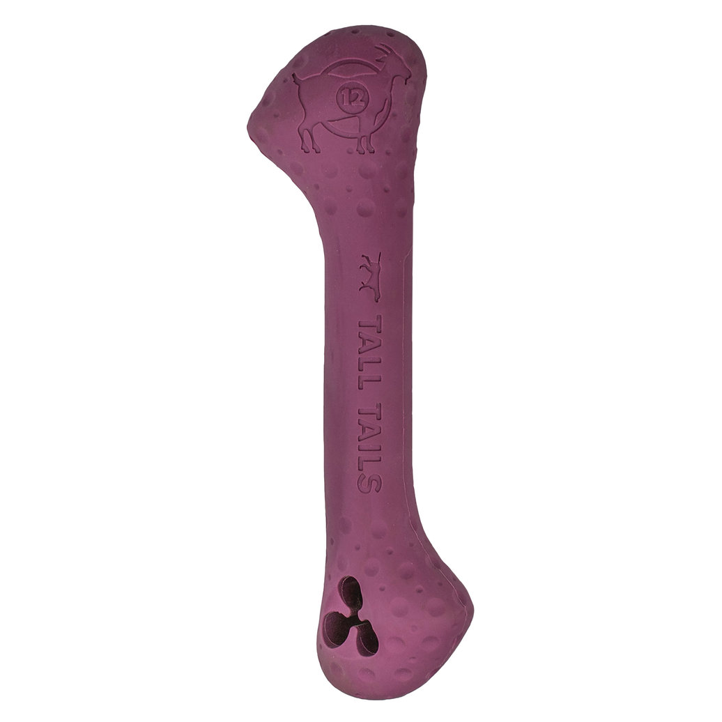View larger image of Tall Tails, GOAT Rubber Bone - 12" - Toss Dog Toy