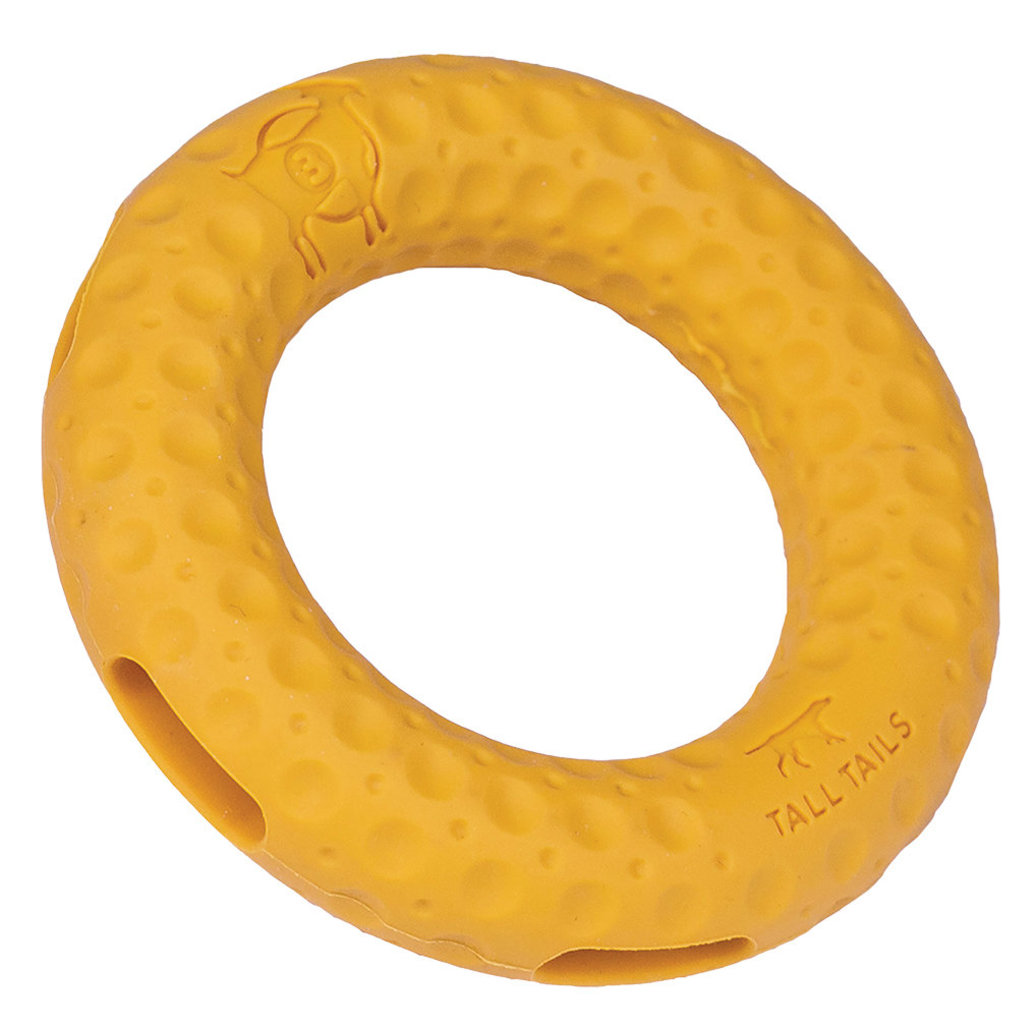 View larger image of Tall Tails, GOAT Rubber Ring - 3" - Toss Dog Toy