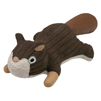 Tall Tails, Latex Squirrel Squeaker Toy - 7" - Toss Dog Toy