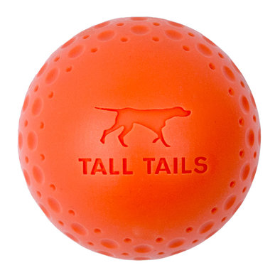 Tall Tails, Natural Rubber 3" GOAT Ball - Orange