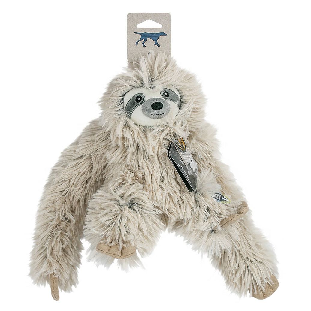 View larger image of Tall Tails, Plush Rope Body Sloth Squeaker Toy - 16" - Plush Dog Toy