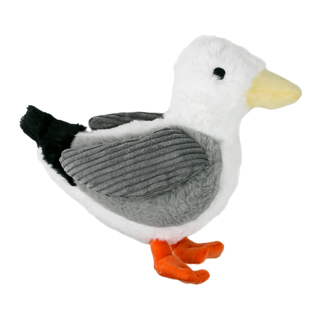 View larger image of Tall Tails, Plush Seagull "Animated Wing" - 9" - Plush Dog Toy