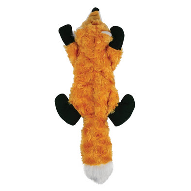 Tall Tails, Plush Stuffless Fox Squeaker Toy - 16" - Plush Dog Toy