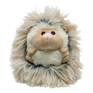 Tall Tails, Real Feel Fluffy Mini Hedgehog - 5" - Plush Dog Toy
