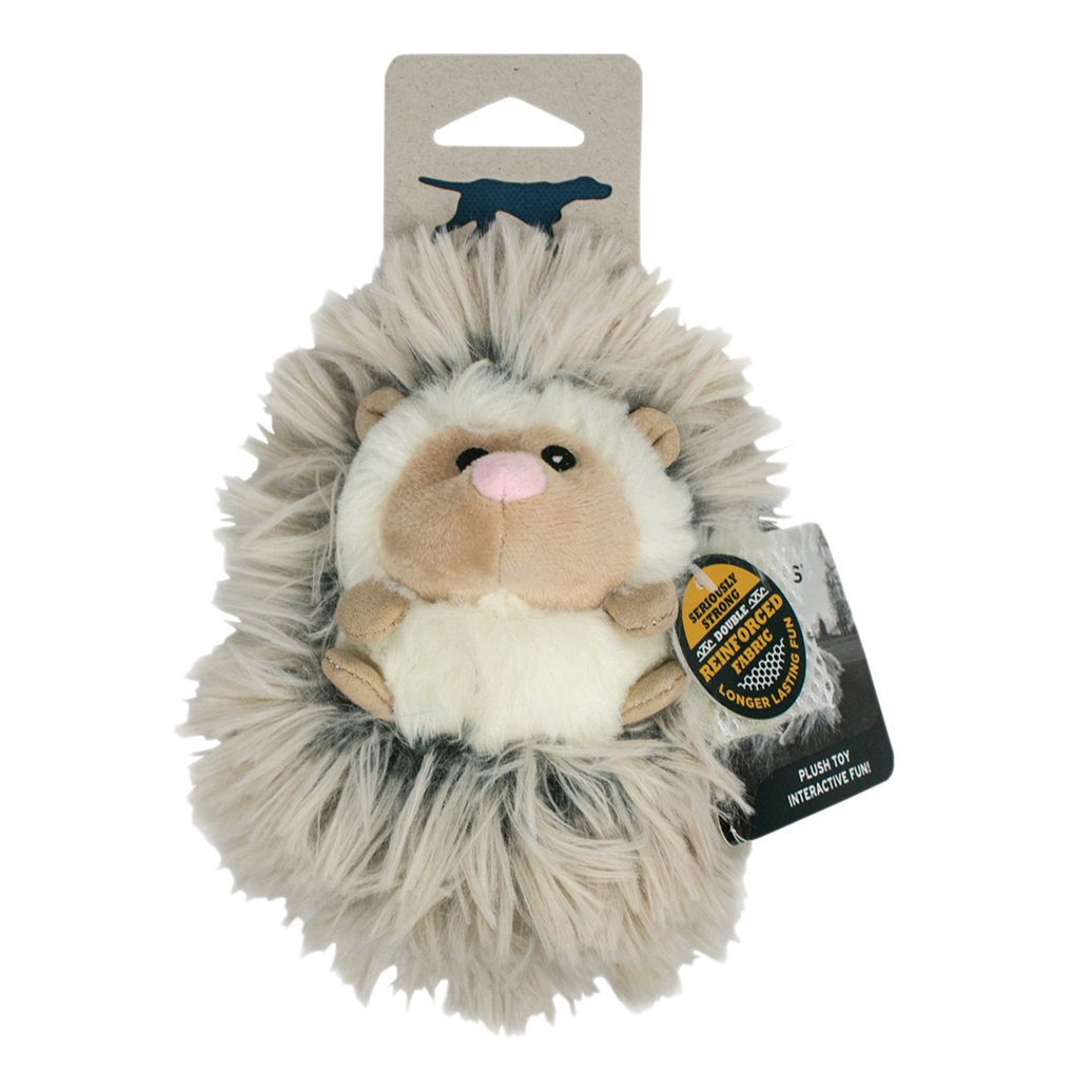 View larger image of Tall Tails, Real Feel Fluffy Mini Hedgehog - 5" - Plush Dog Toy