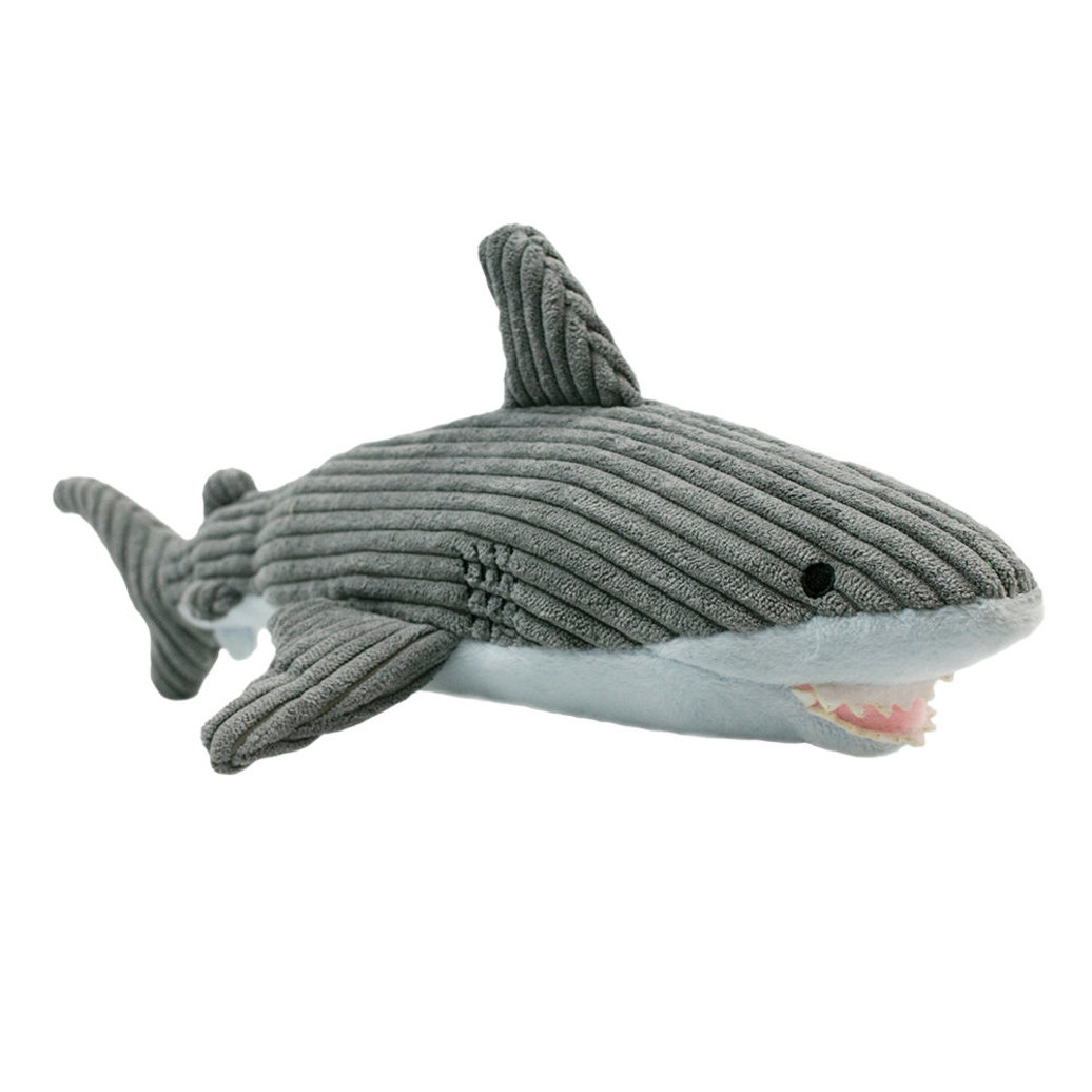 View larger image of Tall Tails, Shark - Grey - 14" - Plush Dog Toy