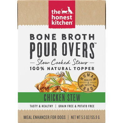 The Honest Kitchen, Bone Broth Pour Overs, Chicken Stew - Wet Dog Food