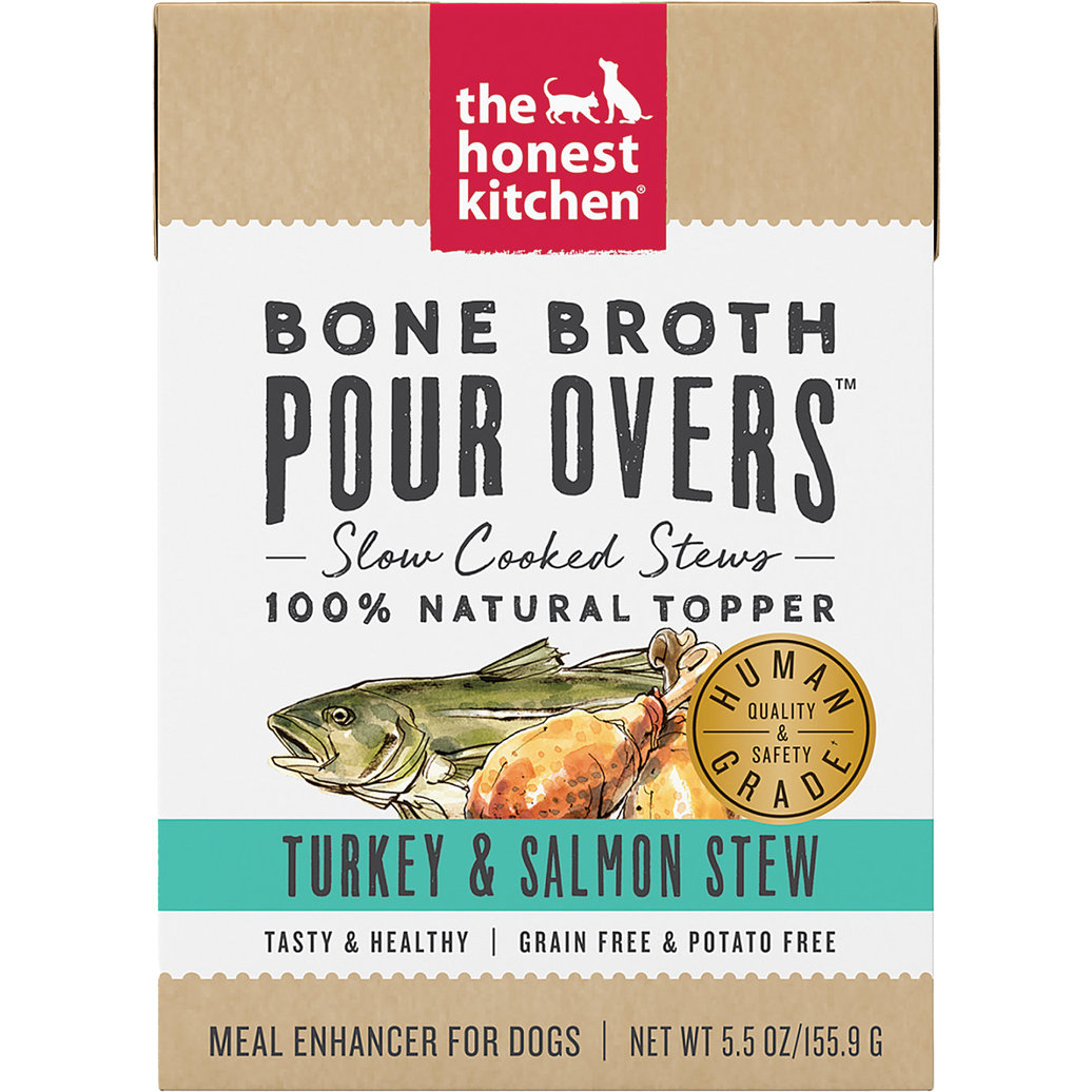 View larger image of The Honest Kitchen, Bone Broth Pour Overs, Turkey & Salmon - Wet Dog Food