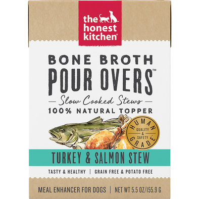 The Honest Kitchen, Bone Broth Pour Overs, Turkey & Salmon - Wet Dog Food