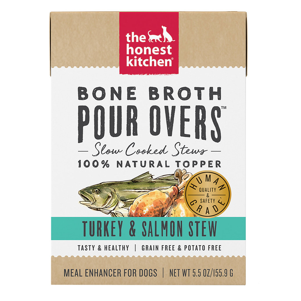 View larger image of The Honest Kitchen, Bone Broth Pour Overs, Turkey & Salmon - Wet Dog Food