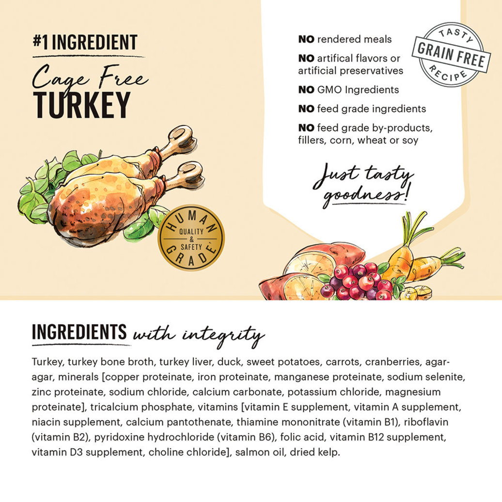 View larger image of The Honest Kitchen, Butcher Block Pate, Turkey & Duck - Wet Dog Food