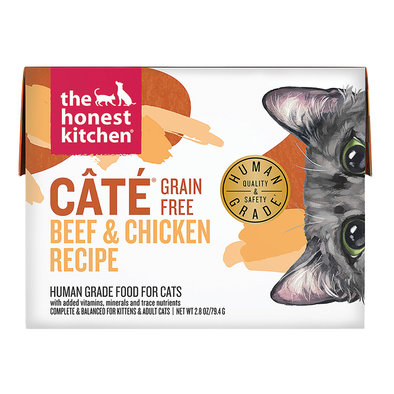 The Honest Kitchen, Câté™ Grain Free Beef & Chicken Pâté - 79.4 g - Wet Cat Food