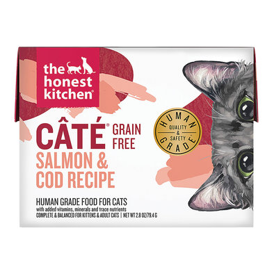 The Honest Kitchen, Câté™ Grain Free Salmon & Cod Pâté - 79.4 g - Wet Cat Food