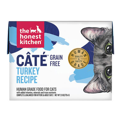 The Honest Kitchen, Câté™ Grain Free Turkey Pâté - 79.4 g - Wet Cat Food