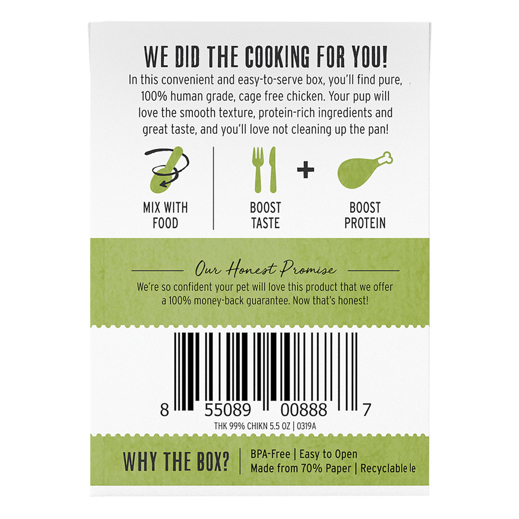 View larger image of The Honest Kitchen, Daily Booster, Chicken - Wet Dog Food