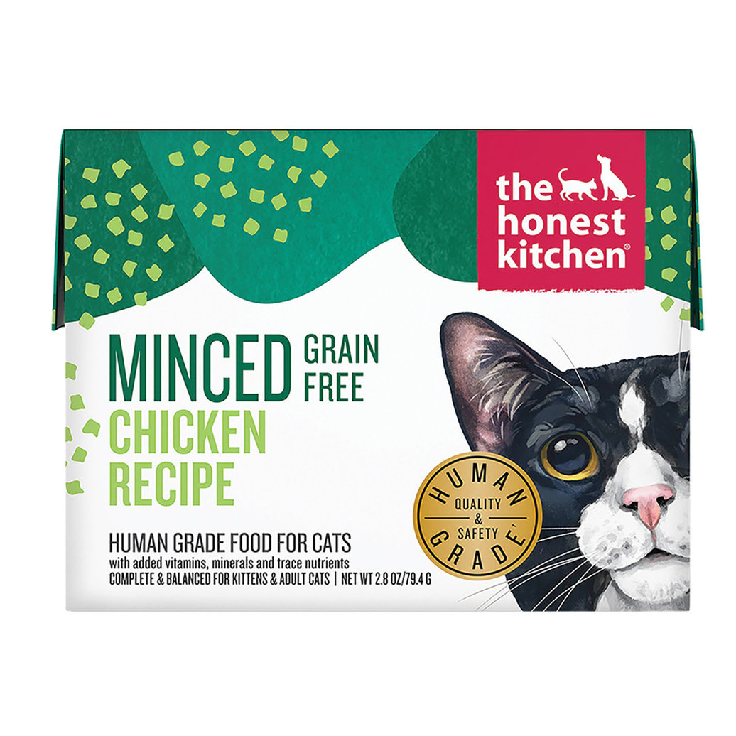 View larger image of The Honest Kitchen, Feline Adult - Grain Free Minced Chicken in Bone Broth Gravy - 79.4 g - Wet Cat 