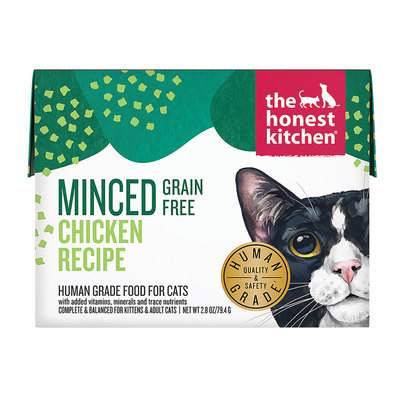 The Honest Kitchen, Feline Adult - Grain Free Minced Chicken in Bone Broth Gravy - 79.4 g - Wet Cat 