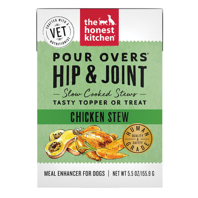 The Honest Kitchen, Functional POUR OVERS Joint & Mobility Support - Chicken Stew - Wet Dog Food