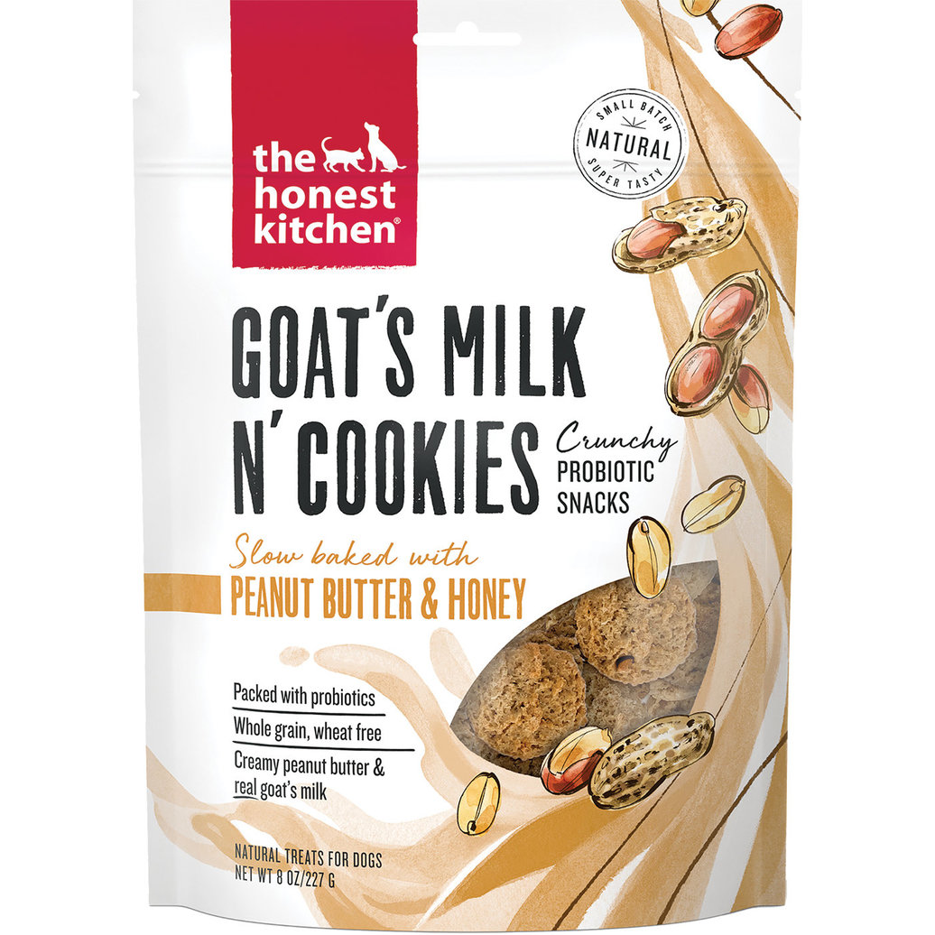 View larger image of The Honest Kitchen, Goat's Milk & Cookies, Peanut Butter - Dog Biscuit
