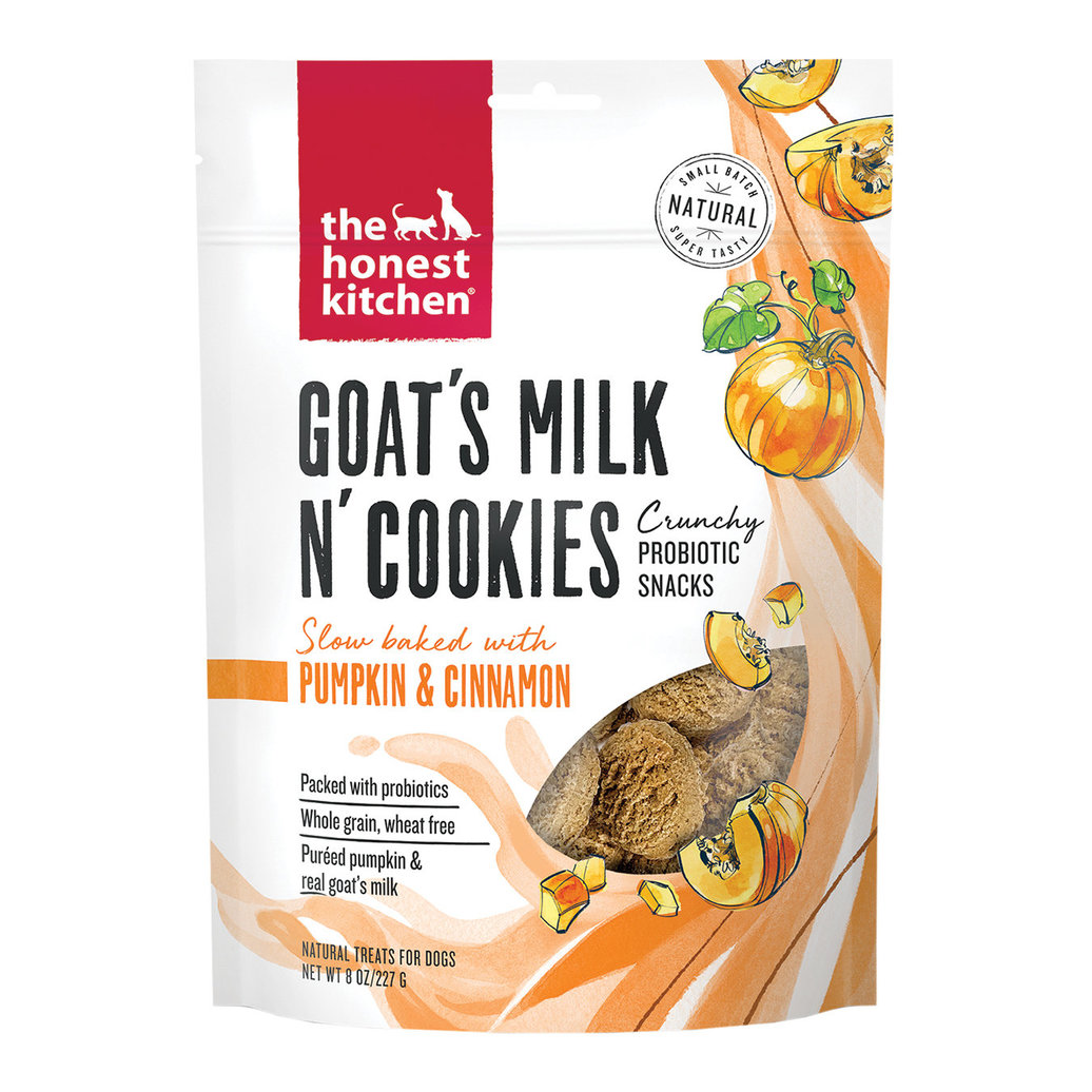 View larger image of The Honest Kitchen, Goat's Milk & Cookies, Pumpkin - Dog Biscuit