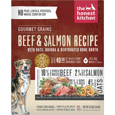 Gourmet Grains, Beef & Salmon Recipe