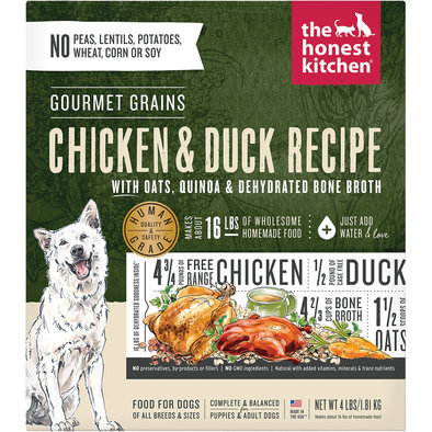 The Honest Kitchen, Gourmet Grains, Chicken & Duck Recipe