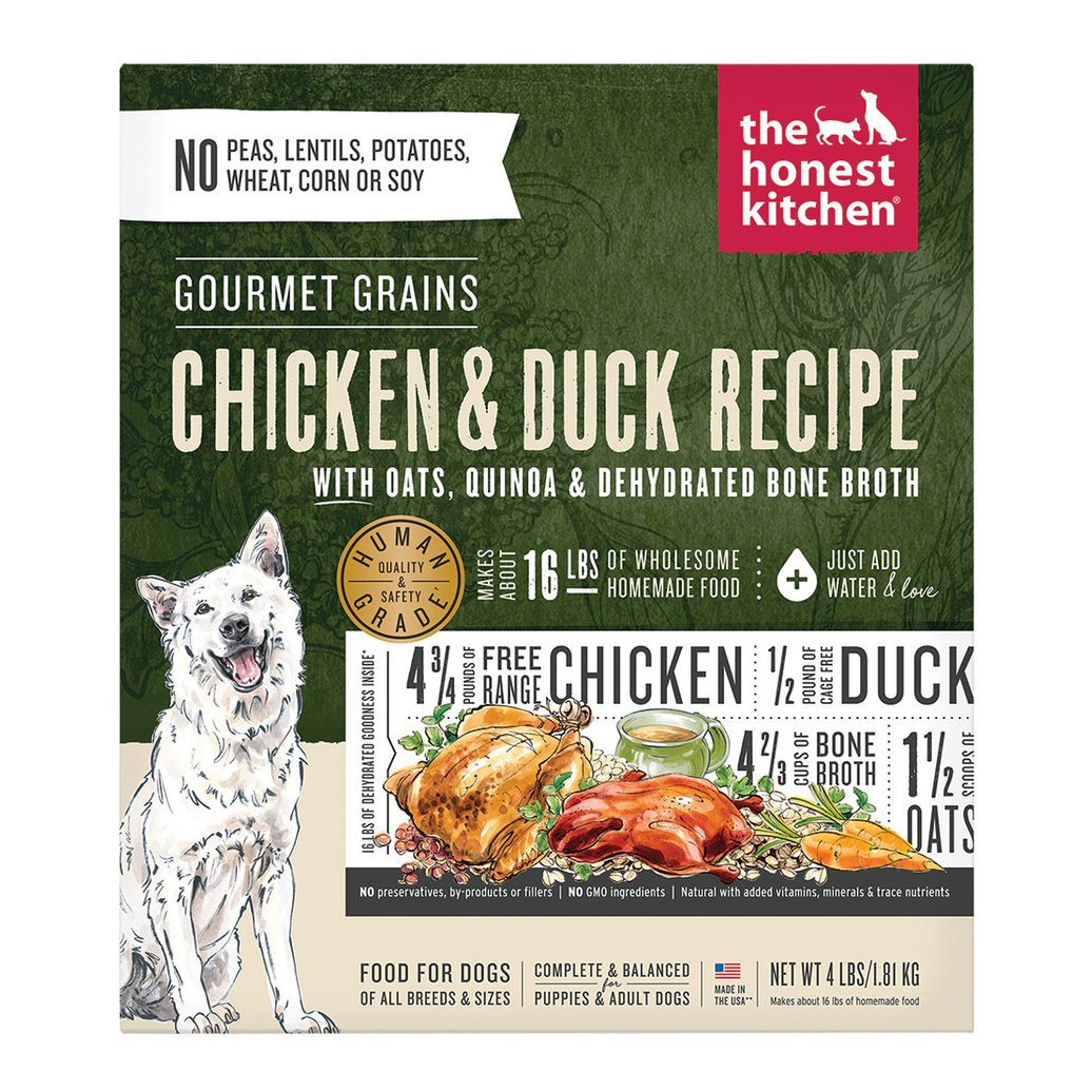 View larger image of The Honest Kitchen, Gourmet Grains, Chicken & Duck Recipe