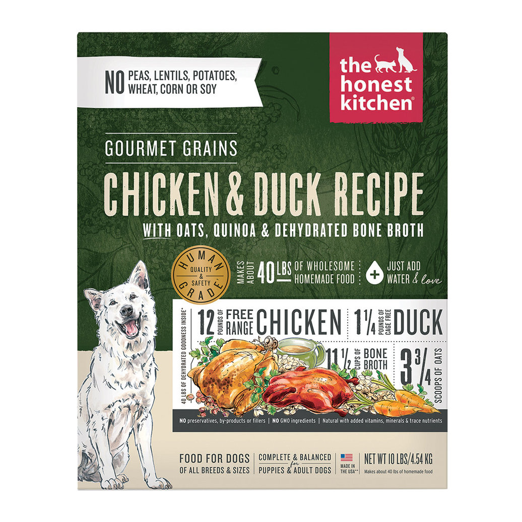 View larger image of The Honest Kitchen, Gourmet Grains, Chicken & Duck Recipe