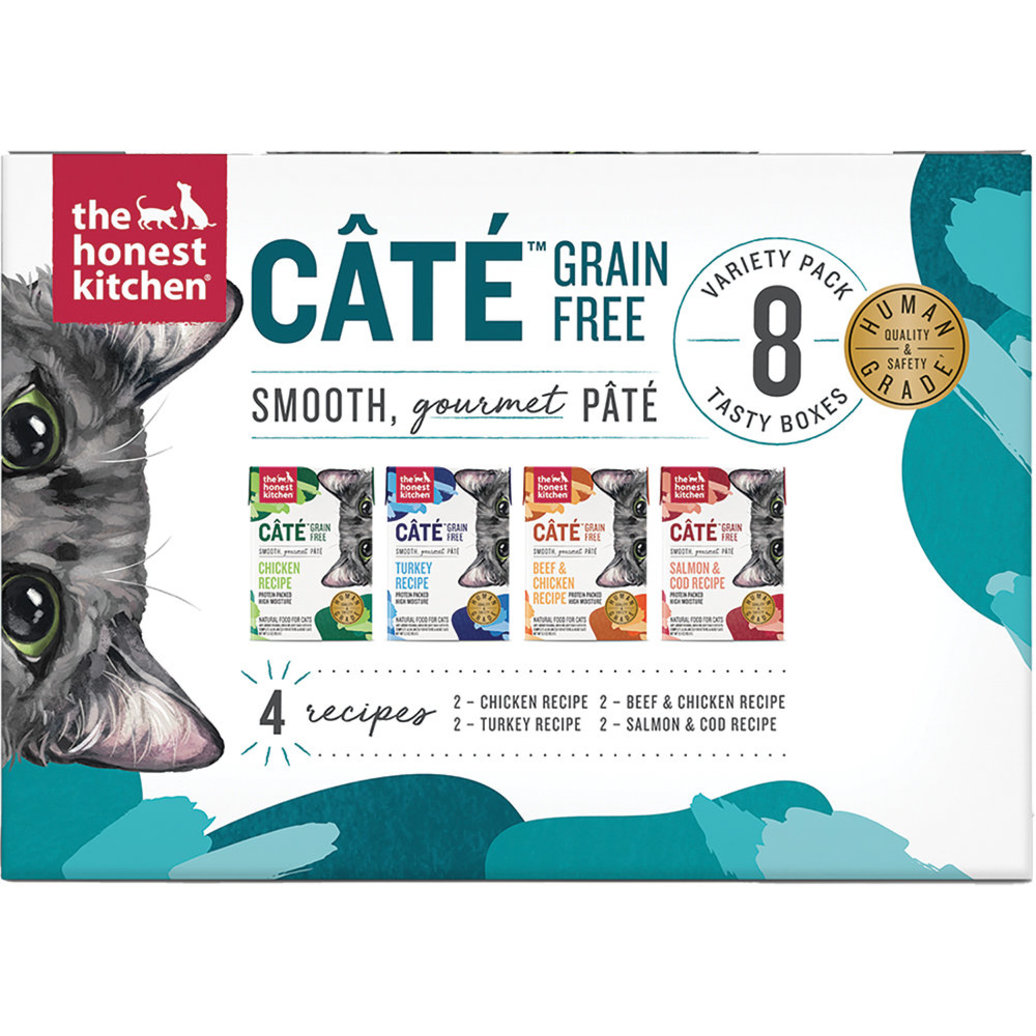 View larger image of The Honest Kitchen, Grain Free Câté, Variety Pack, 8pk - Wet Cat Food