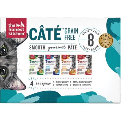 The Honest Kitchen, Grain Free Câté, Variety Pack, 8pk - Wet Cat Food