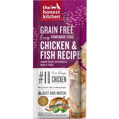 Grain Free Chicken & Fish, Single Serve, 28 g