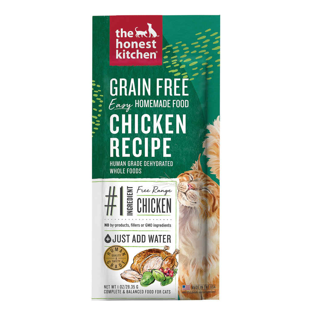 View larger image of The Honest Kitchen, Grain Free Chicken Recipe, Single Serve, 28 g - Freeze Dried Cat Food