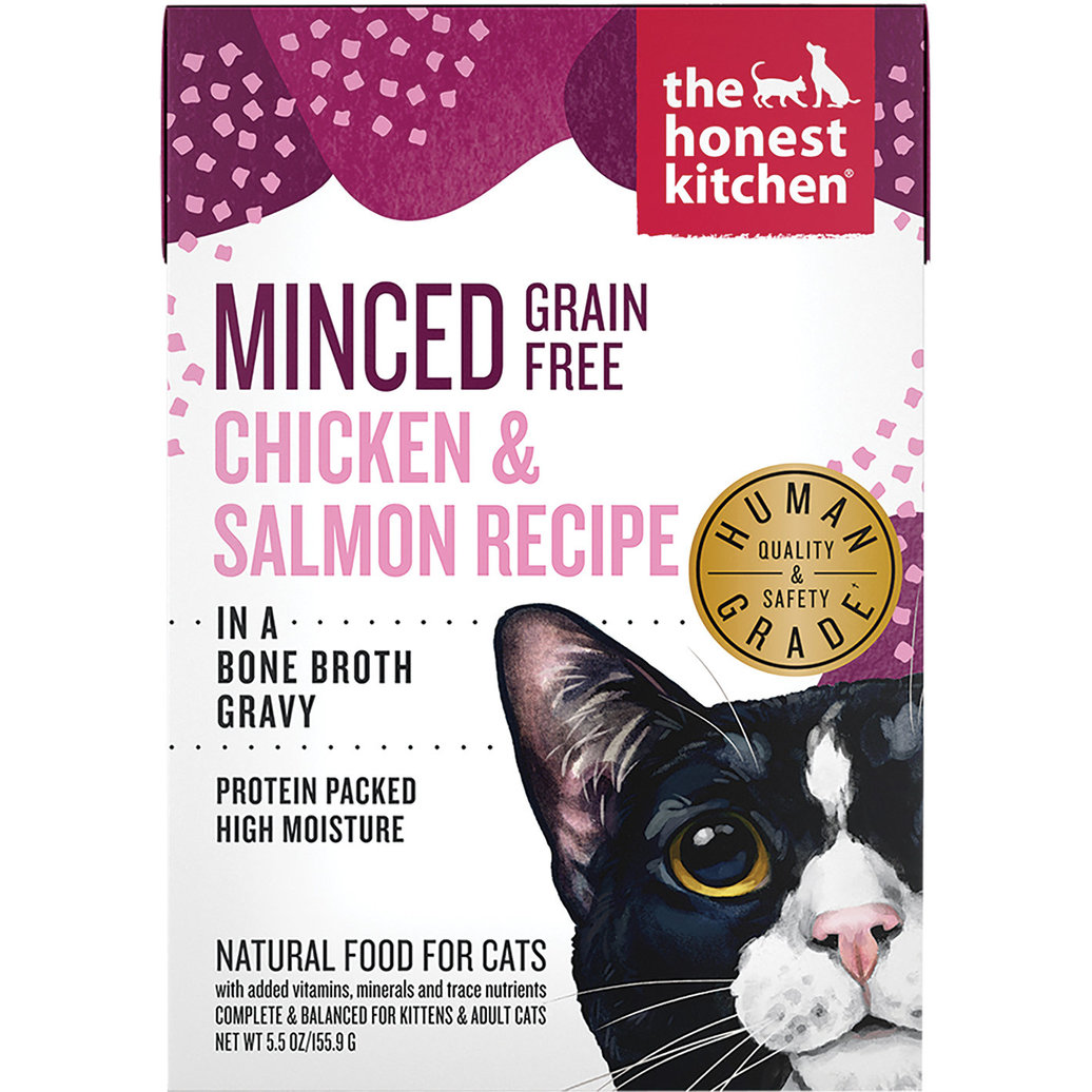 View larger image of The Honest Kitchen, Grain Free Chicken & Salmon in Bone Broth Gravy - Wet Cat Food