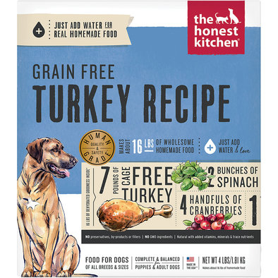 The Honest Kitchen, Grain Free Turkey Recipe