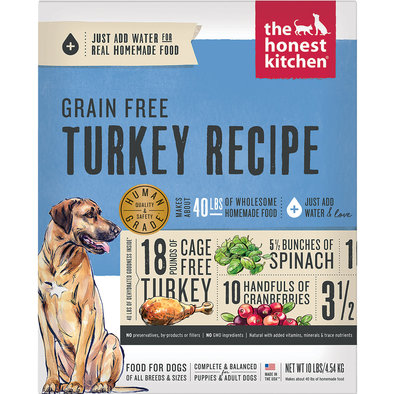 The Honest Kitchen, Grain Free Turkey Recipe